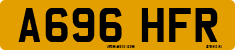 License plate of the United Kingdom, 1983 year system