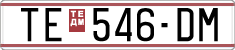 License plate of North Macedonia, Regular plates (1993)