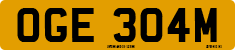 License plate of the United Kingdom, 1963 year system
