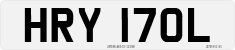 License plate of the United Kingdom, 1963 year system