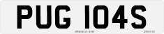 License plate of the United Kingdom, 1963 year system