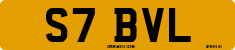 License plate of the United Kingdom, 1983 year system