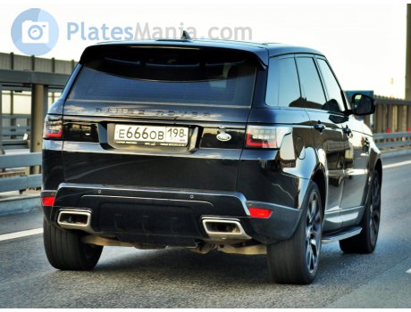 е666ов198, Land Rover Range Rover Sport