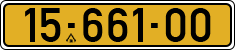 License plate of Israel, Regular plates