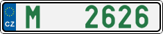 License plate of the Czech Republic, Dealer (2001)