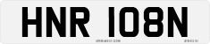 License plate of the United Kingdom, 1963 year system