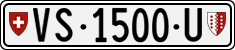 License plate of Switzerland, Dealer (with 