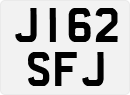 License plate of the United Kingdom, 1983 year system