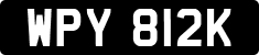 License plate of the United Kingdom, 1963 year system