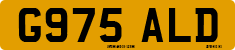 License plate of the United Kingdom, 1983 year system