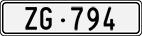License plate of Switzerland, Cars