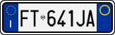 License plate of Italy, Cars (1994 year series)