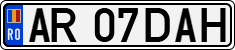 License plate of Romania, Regular plates