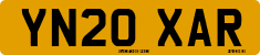 License plate of the United Kingdom, 2001 year system