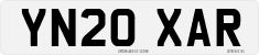 License plate of the United Kingdom, 2001 year system