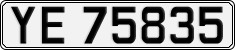 License plate of Norway, Cars