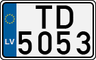 License plate of Latvia, Motorcycles