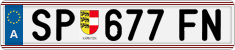 License plate of Austria, Regular plates