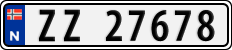 License plate of Norway, Cars