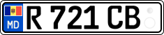 License plate of Moldova, Trailers (2015)