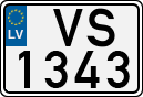License plate of Latvia, Regular car plates