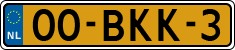 License plate of the Netherlands, Heavy Commercial Vehicles (1994 system)