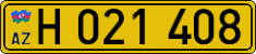 License plate of Azerbaijan, Foreign citizens and enterprises
