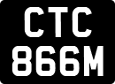 License plate of the United Kingdom, 1963 year system