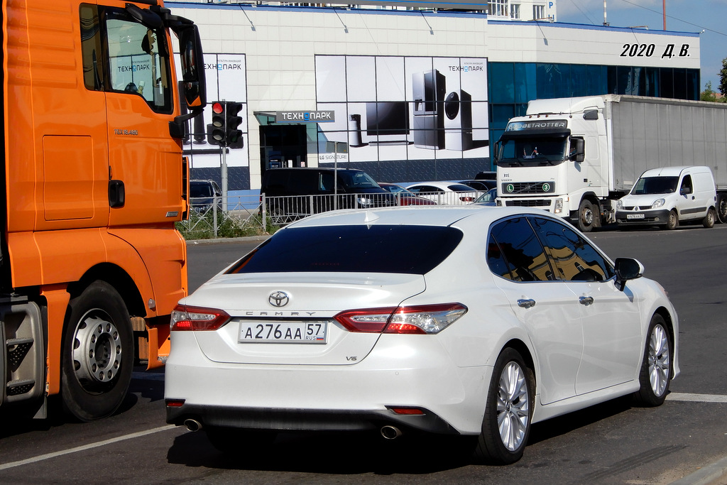 а 276 аа 57, Toyota Camry 8th gen (XV70), 2017–