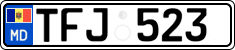 License plate of Moldova, Cars (2015)