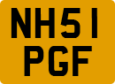 License plate of the United Kingdom, 2001 year system