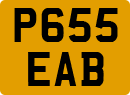 License plate of the United Kingdom, 1983 year system