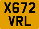 License plate of the United Kingdom, 1983 year system