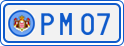 License plate of Monaco, Royal family