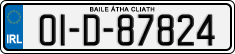 License plate of Ireland, Regular plates
