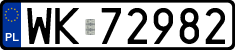 License plates of Poland, Regular car plates