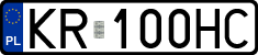 License plates of Poland, Regular car plates