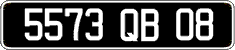 French license plate, FNI