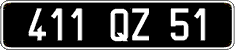 French license plate, FNI