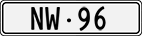License plate of Switzerland, Cars
