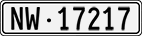 License plate of Switzerland, Cars