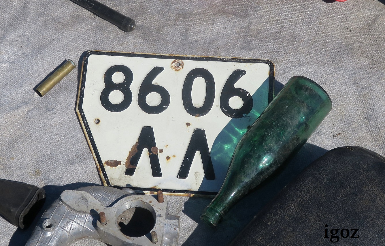 8606 ЛЛ, License plate without vehicle 