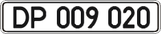 License plate Ukraine, Diplomatic
