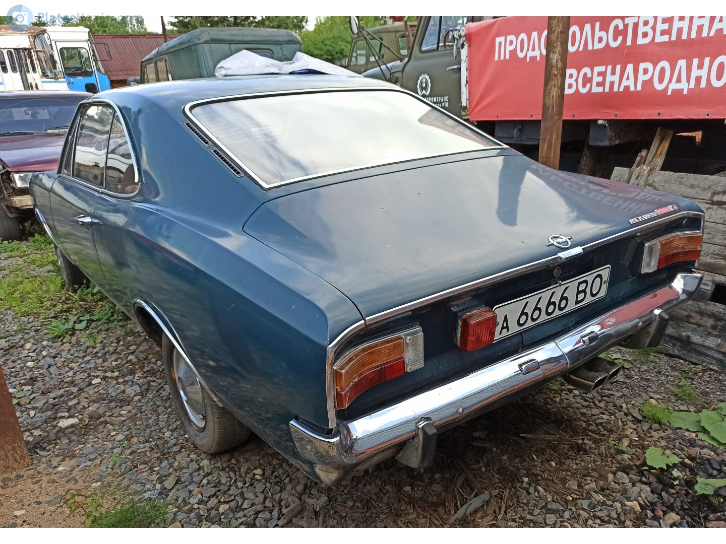а 6666 ВО, Opel Rekord 3rd gen Coupé (C), 1966–1971