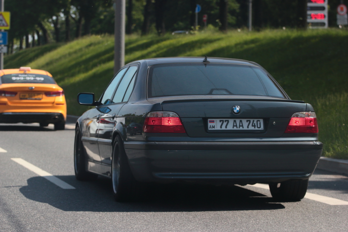 77 AA 740, BMW 7 Series 3rd gen (E38), 1995–2001