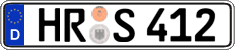 German license plate, Regular plates