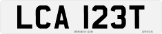 License plate of the United Kingdom, 1963 year system
