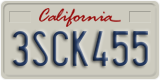 California, Passenger Car (1ABC234)