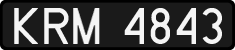 License plates of Poland, 1976 year system