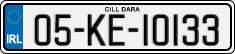 License plate of Ireland, Regular plates